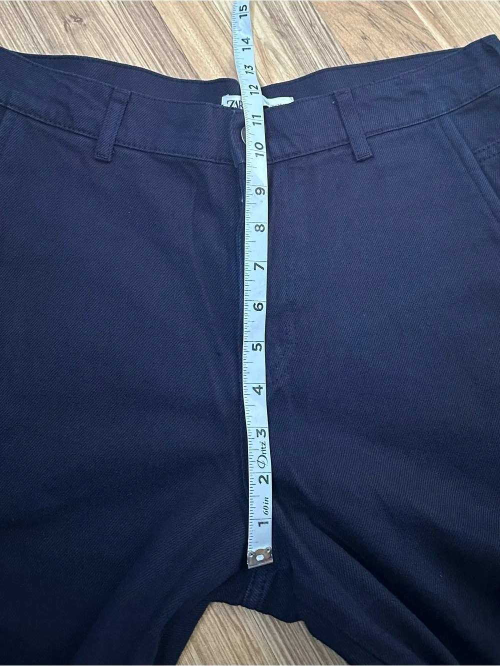 ZARA Barrel Leg Jeans Women’s Size 6 Dark Blue High Waisted